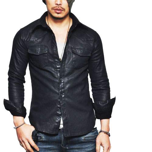 genuine leather shirt